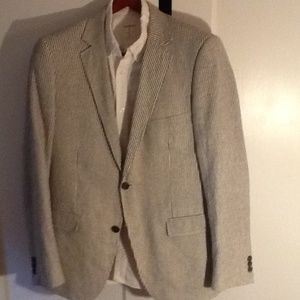 Jack Threads Men's Seersucker Blazer -Cotton/Linen